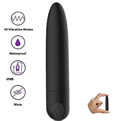 10 Speed Pocket Cordless Handheld Massage, Powerful Pleasure Quiet Mini Bullet, Best for Travel