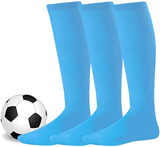 Athletic Sports Socks for Unisex - Soccer Socks, Team Sports Socks with Cushion Socks Multi-Pack