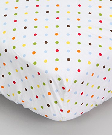 Baby & Me Dots Crib fitted sheet