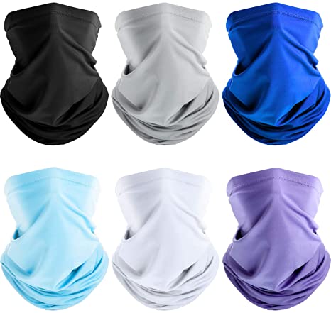 Summer UV Protection Face Cover Scarf Neck Gaiter Seamless Breathable Headwear Headband Bandana