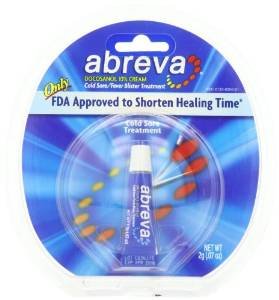 Abreva Cold Sore/Fever Blister Treatment, .07-Ounce Tube (Pack of 2)