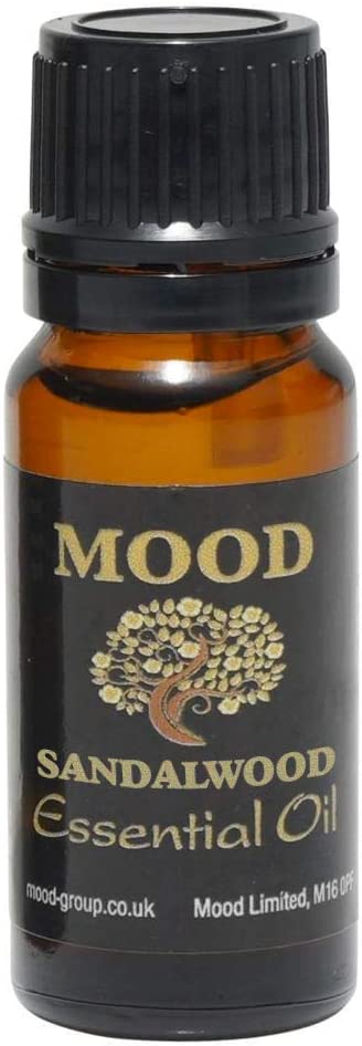 Mood Essential Oils Sandalwood Essential Oil 100% Pure Oils for Diffusers Undiluted Natural Aromatherapy Therapeutic Grade 10ml - Buy 4 Save 25%
