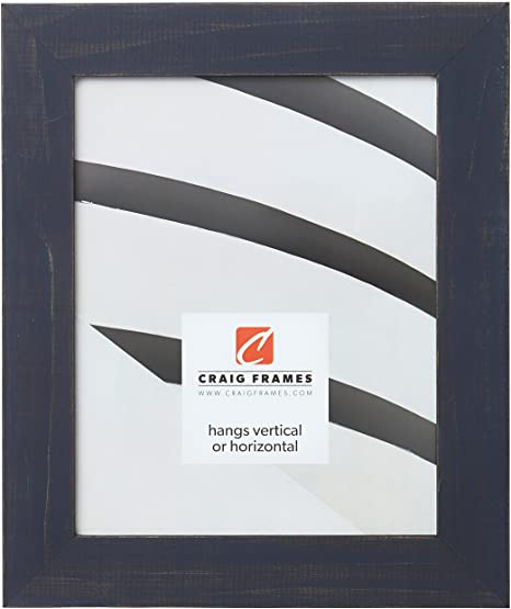 Craig Frames Jasper Picture Frame, 6 x 9 Inch, Country Weathered Blue