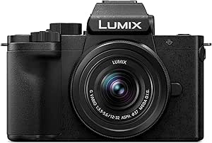 Panasonic LUMIX G100 4k Mirrorless Camera for Photo and Video, Built-in Microphone with Tracking, Micro Four Thirds Interchangeable Lens System, 12-32mm Lens, 5-Axis Hybrid I.S., DC-G100DKK (Black)