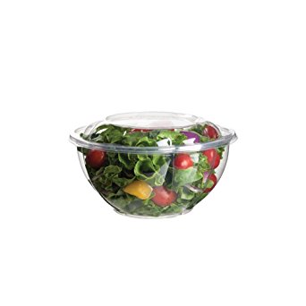 Eco-Products - Renewable & Compostable Salad Bowls - 32oz.Bowl with Lid - (Case of 150) EP-SB32