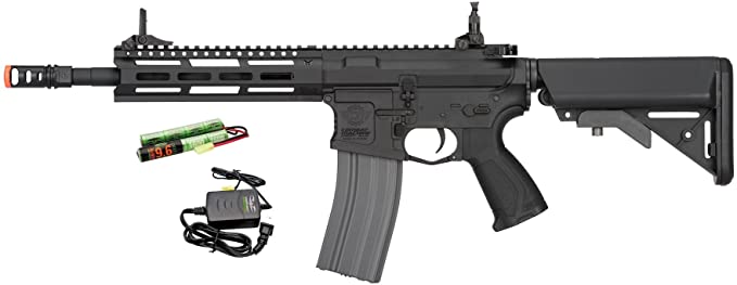 G&G CM16 Raider 2.0 6mm AEG Airsoft Rifle in Black w/Battery & Charger