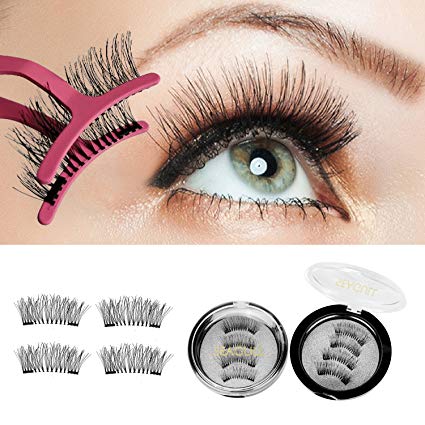 Dual False Eyelashes Magnetic Eyelashes – 3D False Lash Extensions For A Dramatic Effect, Glue-Free Magnet Adhesive, Fake Lashes With A Natural Look, Reusable And Non-Irritating