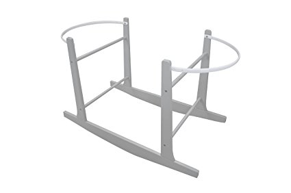 Cuddles Collection Rocking Stands Moses Basket (Grey)
