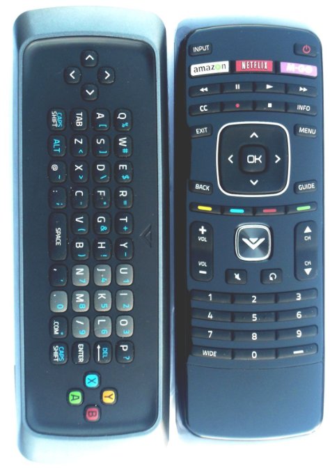 New VIZIO XRT300 keyboard remote---for VIZIO M320SL M370SL M420SL M470SL M550SL M470VSE M650VSE M550VSE E420i-A1 E500i-A1 E601i-A3 E470i-A0 M470VSE - M650VSE - M550VSE E420i-A1 Internet TV----30 Days Warranty!