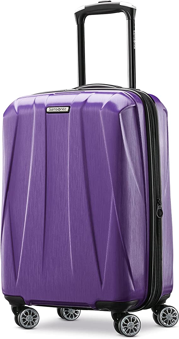 Samsonite Centric 2 Hardside Expandable Luggage with Spinner Wheels, Purple Orchid, Carry-On 20 Inch