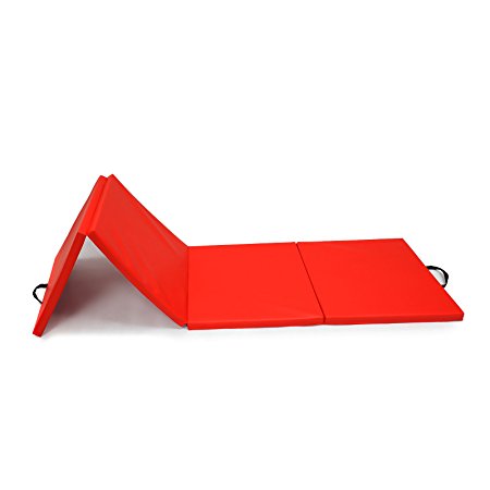 Magshion 2"x2'x8' Gymnastics Tumbling Exercise Gym Sport Fold Yoga Aerobic Mat Pad Light Weight
