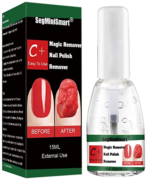 Magic Nail Polish Remover, Professional Soak-Off Gel Nail Polish Remover, Non-Irritating, Easily & Quickly Nail Polish Remover, Protect your nails