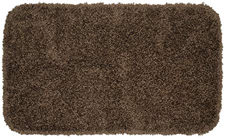 Garland Rug Serendipity Shaggy Washable Nylon Rug, 24-Inch by 40-Inch, Chocolate