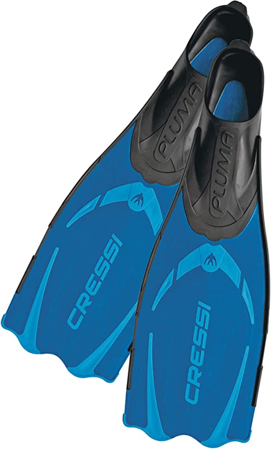 Cressi Adult Snorkeling Full Foot Pocket Fins made with Advanced Technology | Pluma: made in Italy