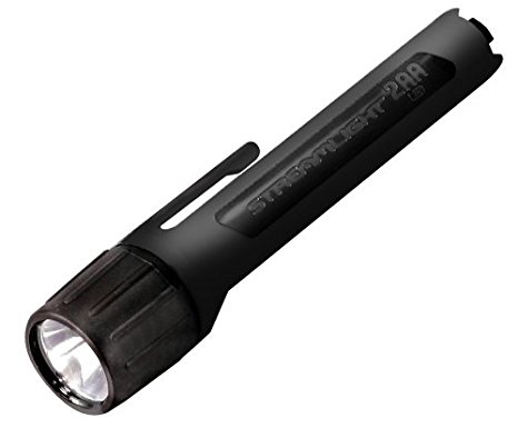 Streamlight 67100 2AA ProPolymer LED Alkaline Battery-Powered Flashlight, Black