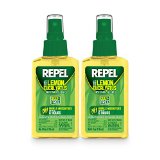REPEL HG-24109 Lemon Eucalyptus Natural Insect Repellent with 4 oz Pump Spray Twin Pack