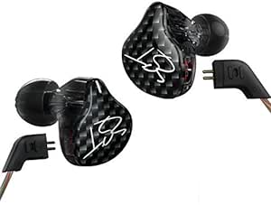 KZ ZST Pro Dynamic Hybrid Dual Driver in-Ear Headphones (Black Without Mic)