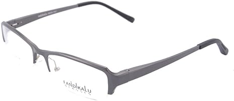 SHINU Half Frame Glasses for Reading Anti Blue Light Anti Fatigue Computer Readers-V2016(Gun,0)