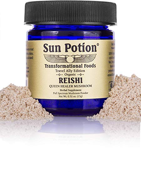 Sun Potion Reishi Mushroom Powder (Organic) - Queen Healer Mushroom (15g)