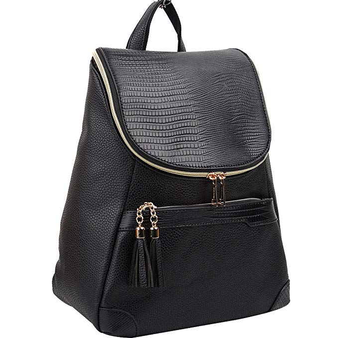 Copi Women's Fashion bags Lovely, feminine Round zipper Design Small Backpacks purse