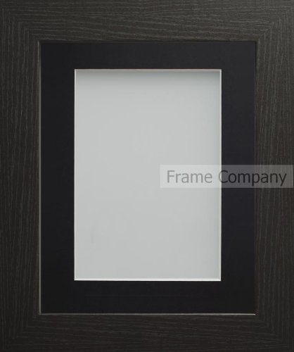 Frame Company Watson Range Black Picture Photo Frame with Black Mount *Choice of Sizes*