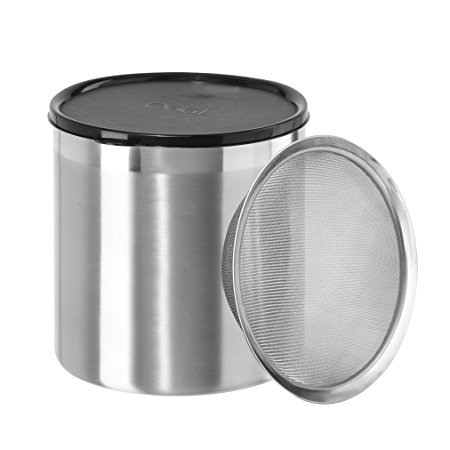 Oggi 7347 Jumbo Grease Can, 4 Quart, Stainless