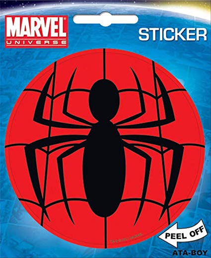 Ata-Boy Marvel Comics Spider-man Logo 4" Full Color Sticker
