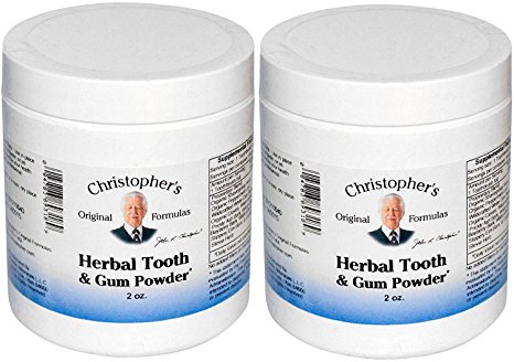 Christopher's Original Formulas Herbal Tooth and Gum Powder (2 Pack)