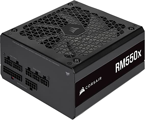 Corsair RMX Series (2021), RM550x, 550 Watt, Gold, Fully Modular Power Supply