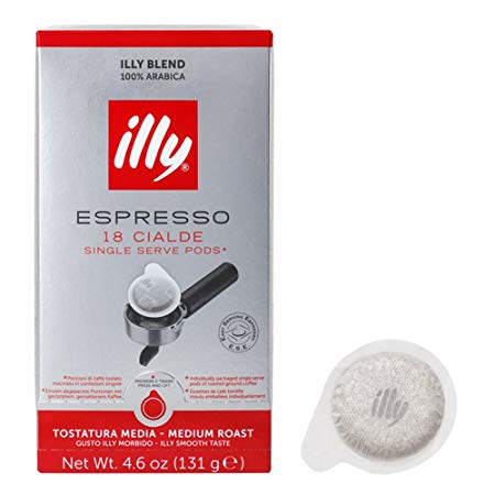 Illy E.S.E. Pods Coffee - Medium Roast - 18 Count