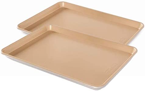 Nordicware Naturals Aluminum Nonstick Half Sheet, 2-Pack