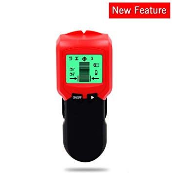 Stud finder, Multi Scanner Metal and AC Live Wire Detector with Distinguishing Ferrous & Non-Ferrous Metal Characters, Deep Scanning