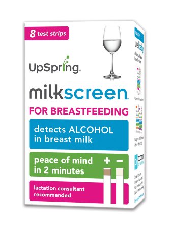 Milkscreen: Home Test to Detect Alcohol in Breast Milk 8 Test Strips