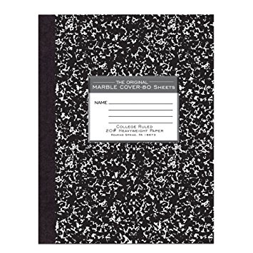 Roaring Spring Premium Composition Book, 10 1/4" x 7 7/8", College Ruled, 80 sheets
