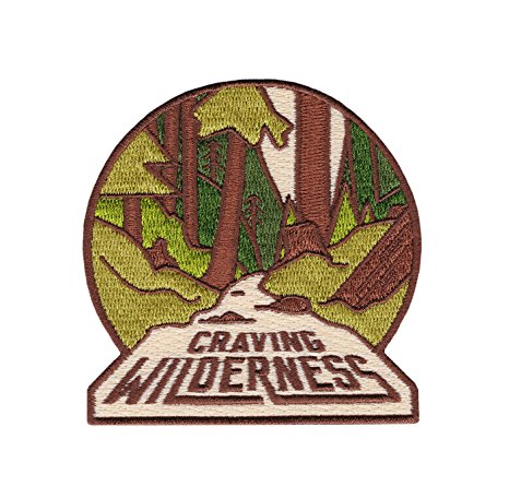 Asilda Store Craving Wilderness Embroidered Sew or Iron-on Patch