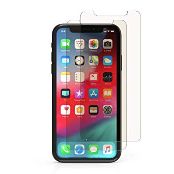 SoMi Anti-Blue Light Tempered Glass Screen Protector for iPhone Xs MAX, 3D Touch Compatible, Case-Friendly, 2-Pack