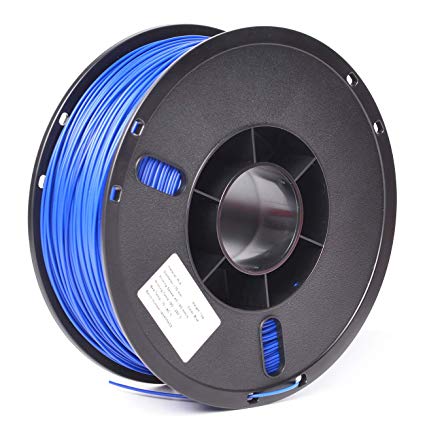 PLA 1.75mm 3D Printer Filament Safety Printing Consumables Accessories with Stronger Heat Stability-1Kg Spool(Dimensional Accuracy  /- 0.03mm),Blue