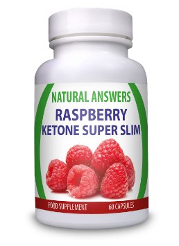 Raspberry Ketone Super Slim 1 Month Supply by Natural Answers - Weight Loss Diet Pills New Max Strength Ketone Plus Formula High Quality Dietary Pills - Fat Burning Supplement - UK Manufactured