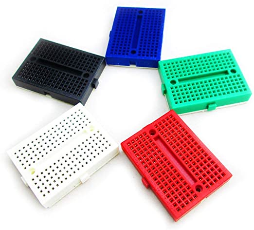 HiLetgo 6pcs SYB-170 Mini Breadboard Colorful Breadboard Small Plates