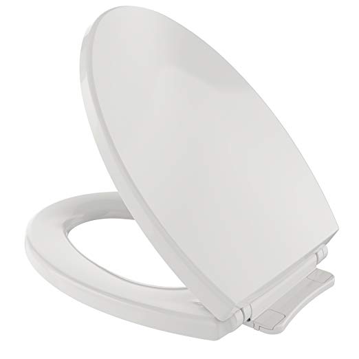 TOTO SS114#11 Transitional SoftClose Elongated Toilet Seat, Colonial White