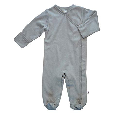 Babysoy Organic Long Sleeve Solid Footie/Coverall
