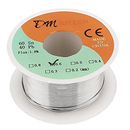 DMiotech 0.6mm 35G 60/40 Rosin Core Tin Lead Roll Soldering Solder Wire