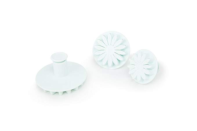 Fox Run Brands 67000 Sunflower Plunger Cutters, White