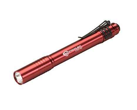 Streamlight 66120 Stylus Pro PenLight with White LED and Holster, Red