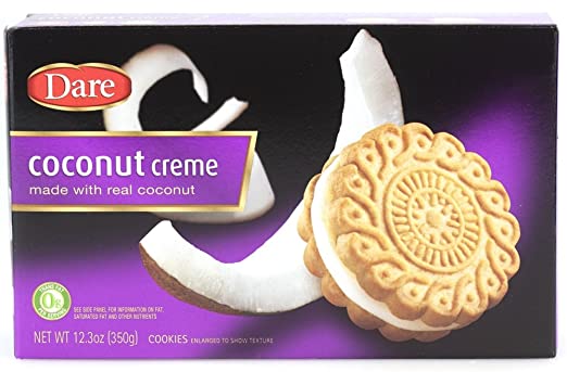 Dare Foods Coconut Creme Cookies 3 /10.2 Ounce Boxes