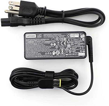 LENOVO Laptop Charger Slim 45W watt AC Power Adapter for Lenovo ThinkPad X Series X230s X240s X250 X260 X270,X1 Yoga,X Carbon 1st 2nd 3rd 4th Generation