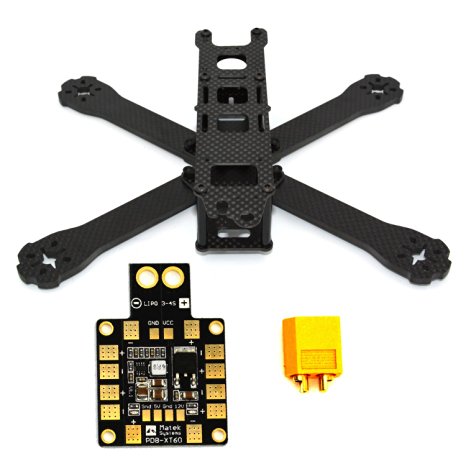 LHI 220-RX H210 H220 FPV Racing Quadcopter Frame Carbon Fiber  PDB XT60 Power distribution board 5V 12V Output Support 6 ESC