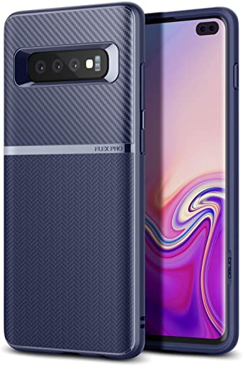 Obliq Galaxy S10 Plus Case, [Flex Pro] Slim TPU Case, Light Weight, Scratch Resistant, with Anti-Shock Technology for Samsung Galaxy S10 Plus (2019) (Navy)