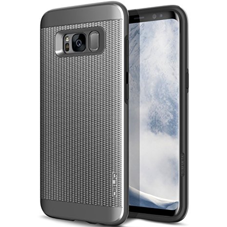 Obliq Slim Meta Galaxy S8 Case with Ultra Slim Design and Impact resistant and Shock Absorbing protection Cover for Samsung Galaxy S8 (2017) (Titanium Silver)