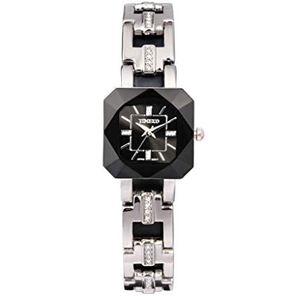 Time100 Women's Watches Bracelet Diamond Oval Dial Ladies Fashion Dress Wrist Watch